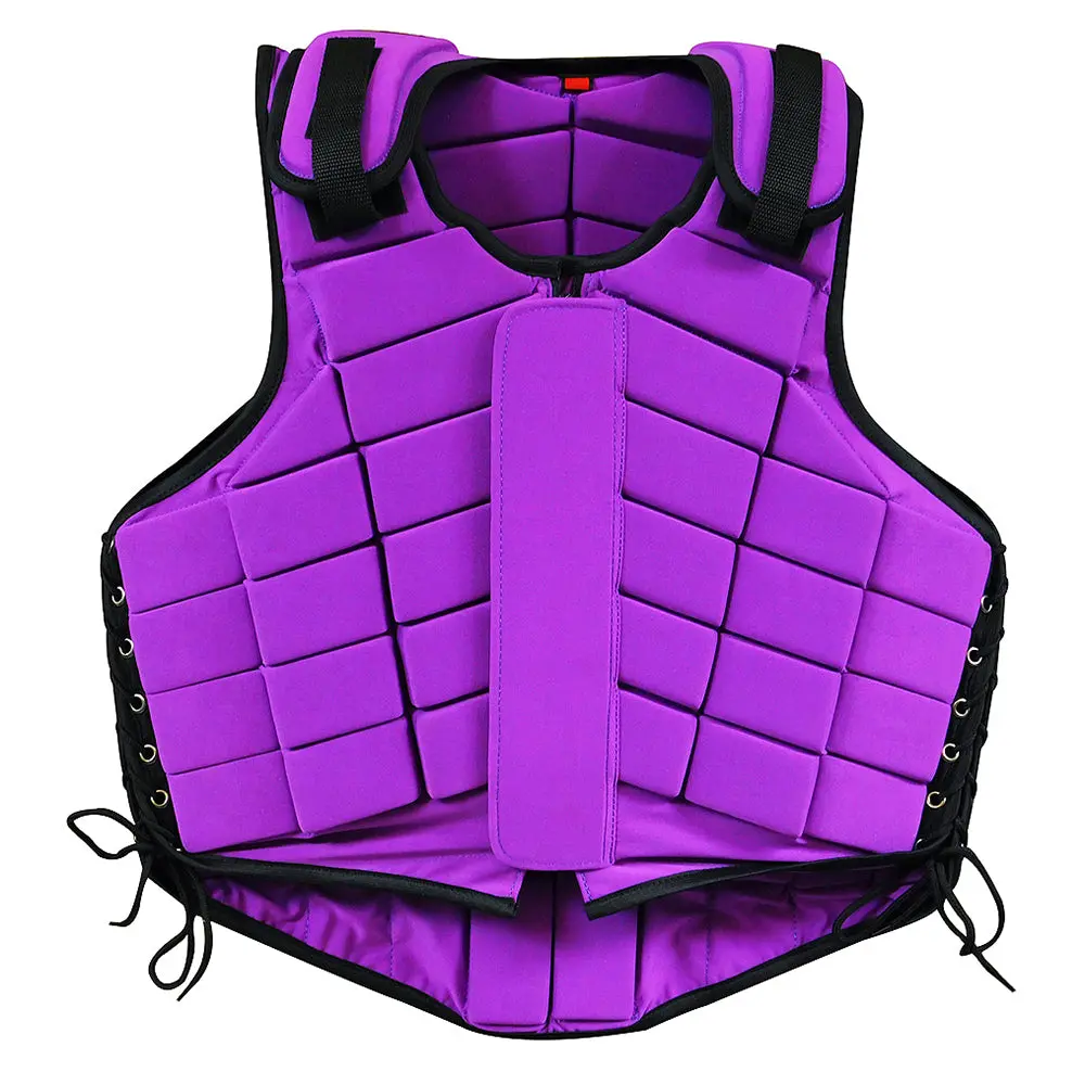 Hilason Adult Safety Equestrian Eventing Protective Protection Vest Purple | Horse Riding Unisex 1