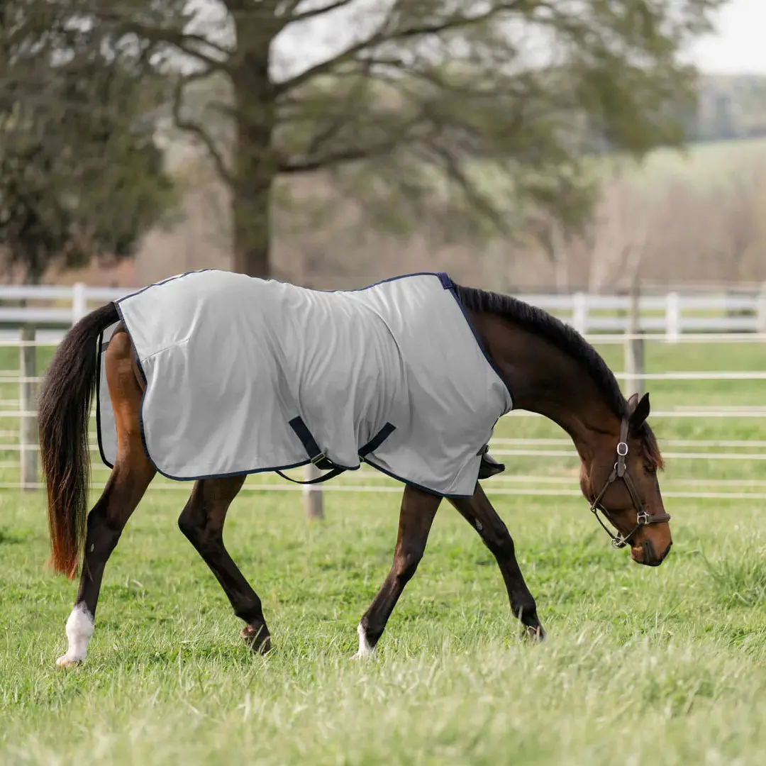 Miller's Fly Sheet - Gray With Royal Trim 2