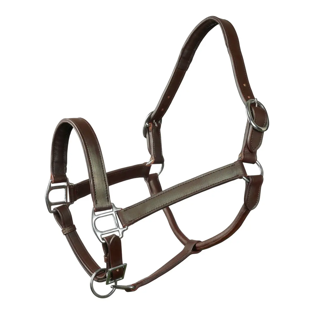 Miller's Padded  Rolled Throat Leather Halter 1