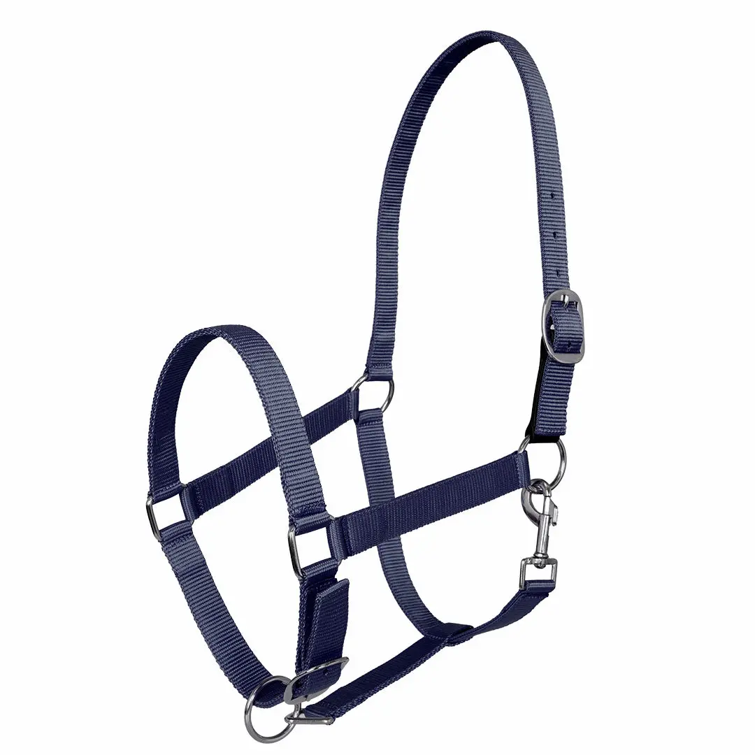 Miller's Adjustable Nylon Halter With Snap And Breakaway Leather 1