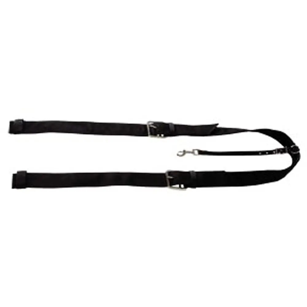 Hilason New Western Tack Black Poly Flank Cinch Girth W/ Billets Horse Size 1