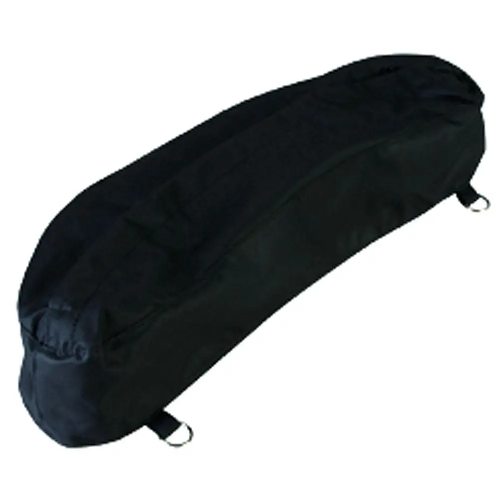 Hilason Western Tack Horse Saddle Cantle Bag 600D Nylon-Black 2