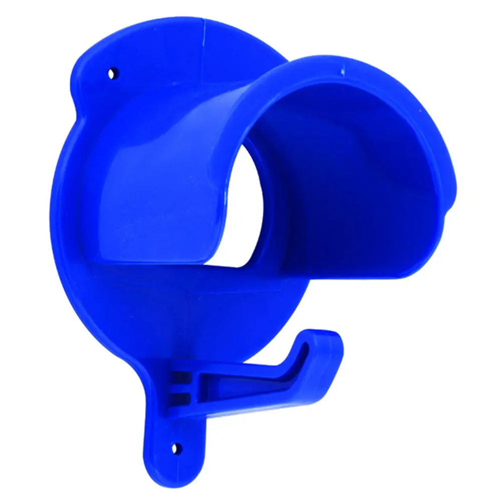 Hilason Wall Mount Abs Plastic Bridle Bracket Hook Blue 1