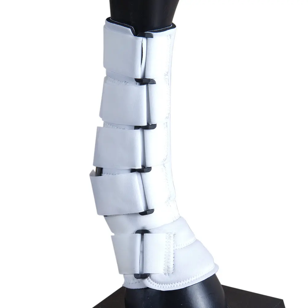 Hilason Large White Four In One Combo Horse Sports Boots Western Tack 1