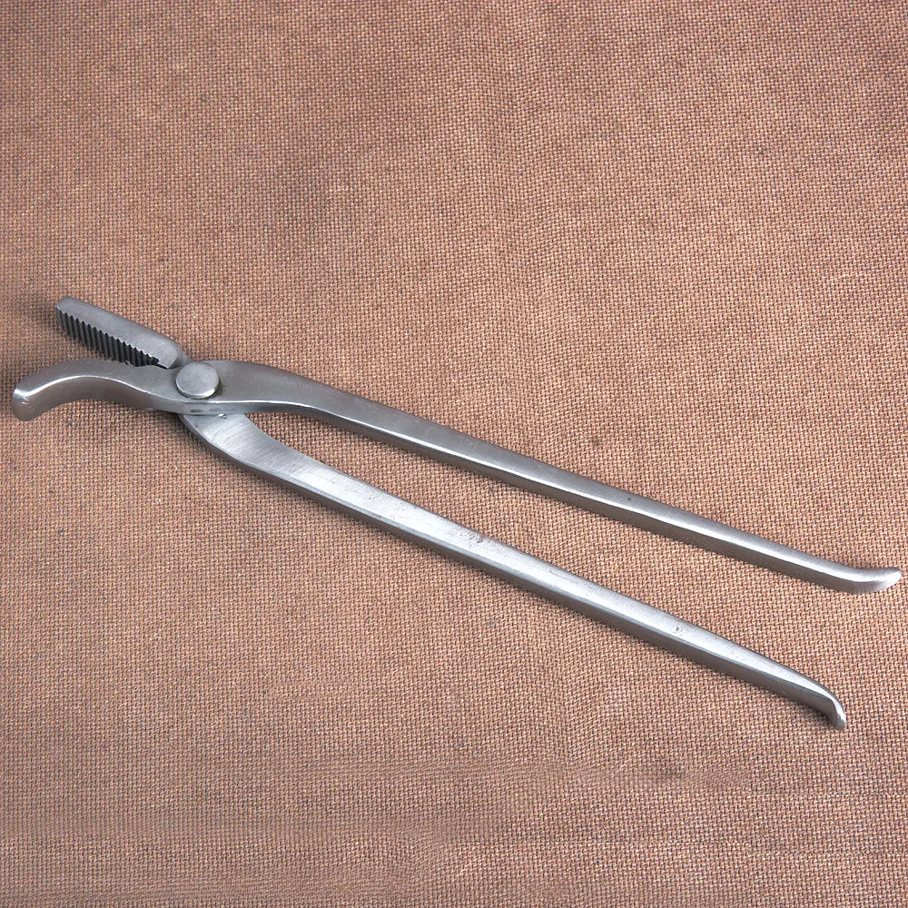 13" Hilason Western Horse Care Farrier Tool Dull Polished Carbon Steel Clauncher 1