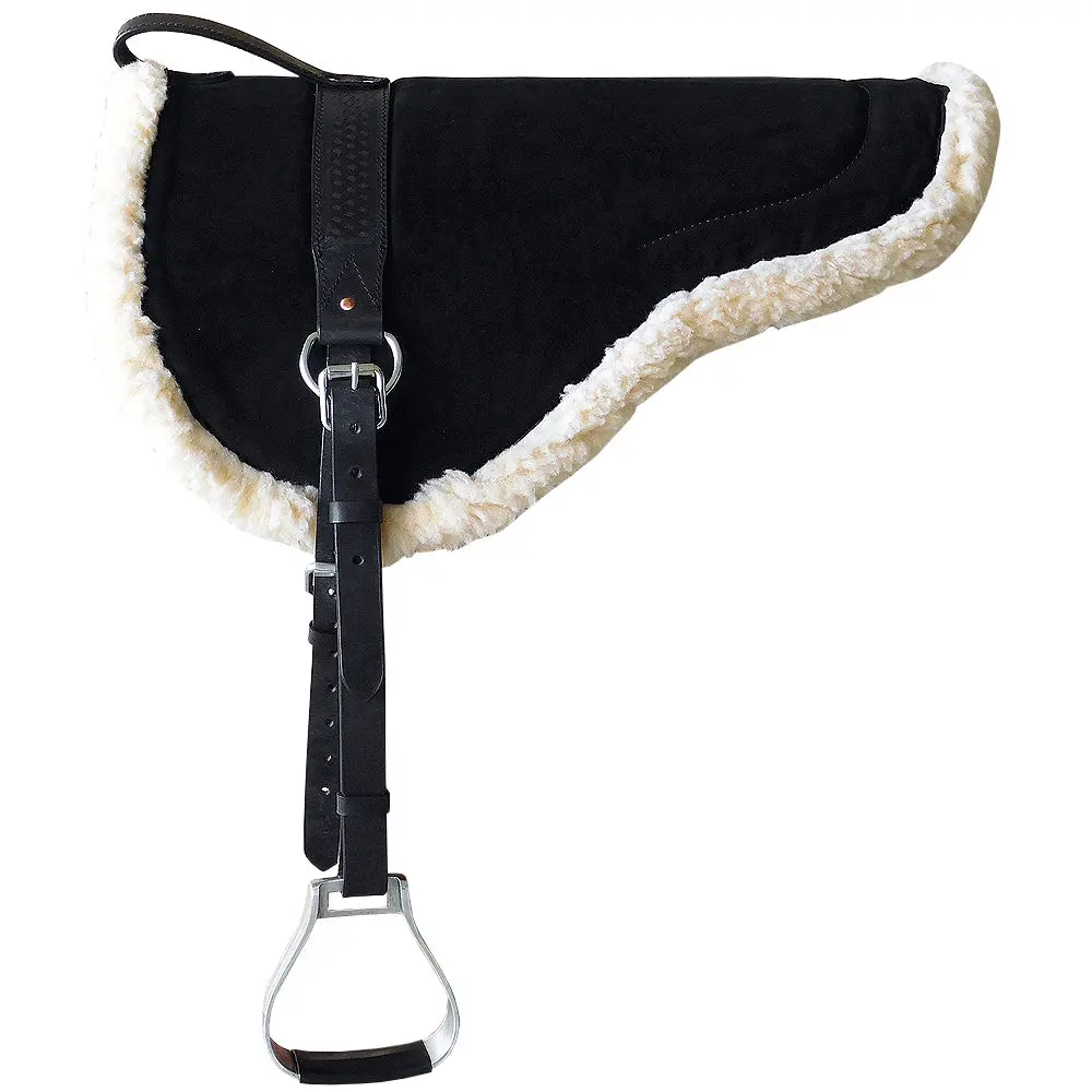 Hilason Natural Horsemanship Leather Bareback Western Treeless Saddle Pad | Pads Baretek Riding For Horses 1