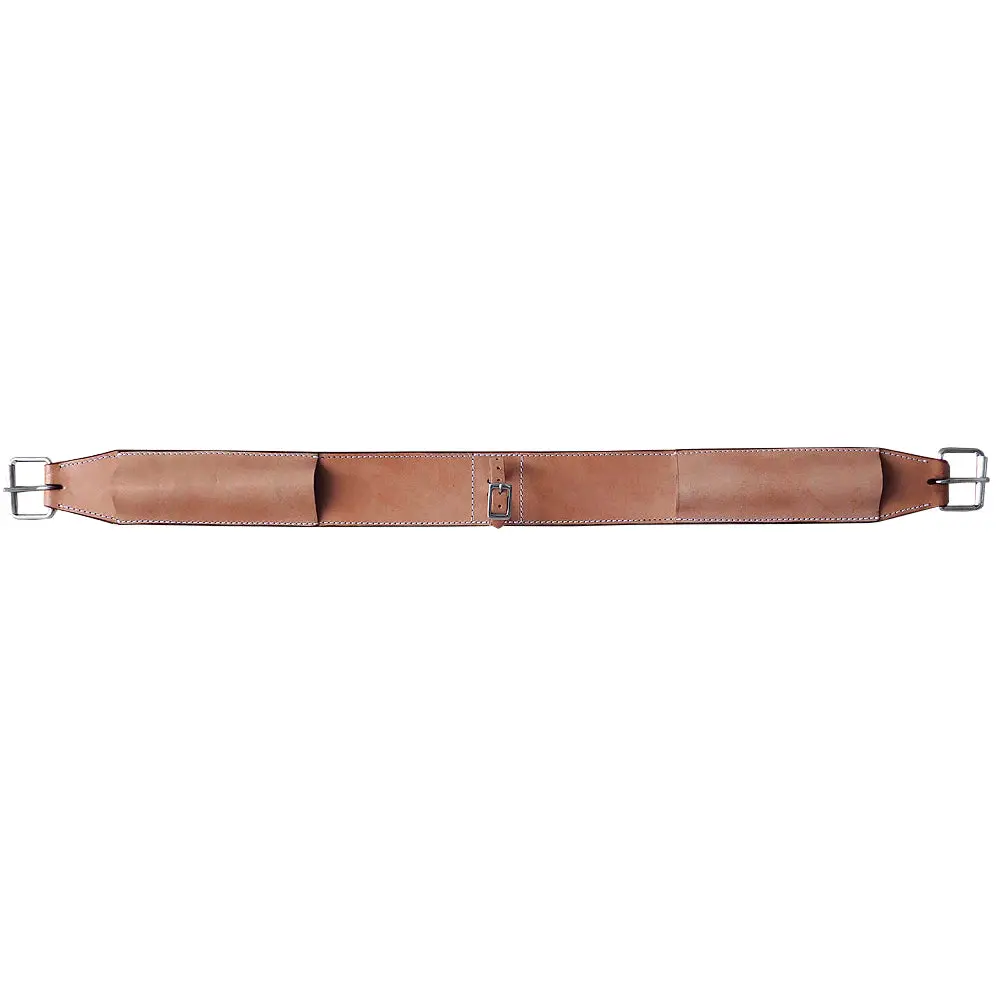 Hilason Western Leather Saddle Girth Cinch Plain 1