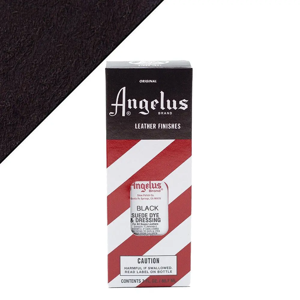 Angelus Leather Suede Dye Dressing For Boot Bags 3Oz W/ Applicator All Colors 1