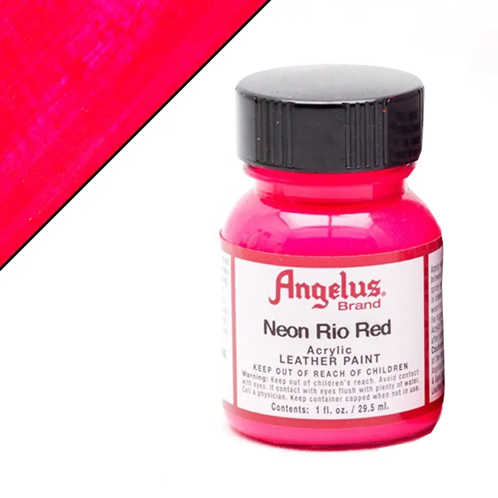 Angelus Acrylic Leather Paint For Boot Bags 1 Oz All Colors 1