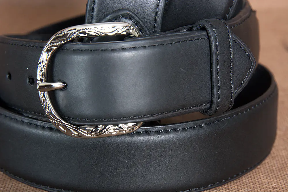 Nocona Leather Mens Belt Classic Style 1-1/2 Wide Removable Buckle 2