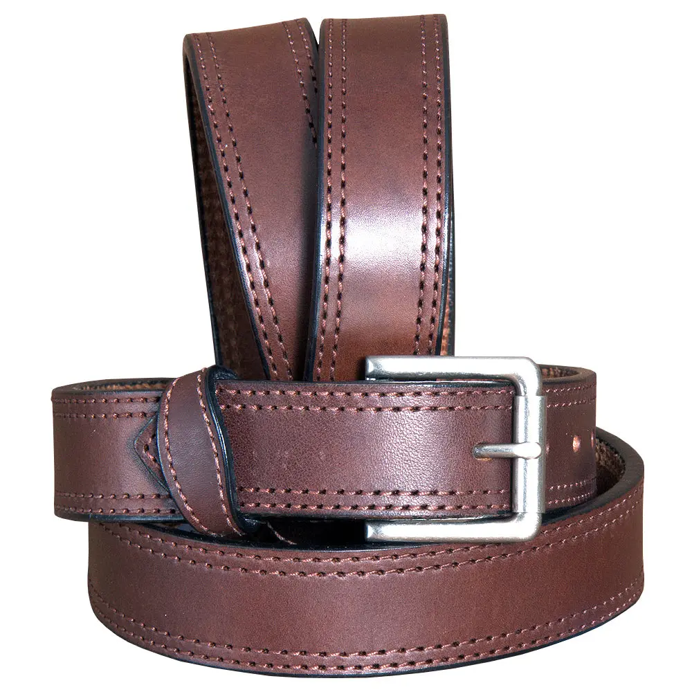 Hilason Heavy Duty Made In Usa Gun Holster Leather Work Belt Dark Brown 1