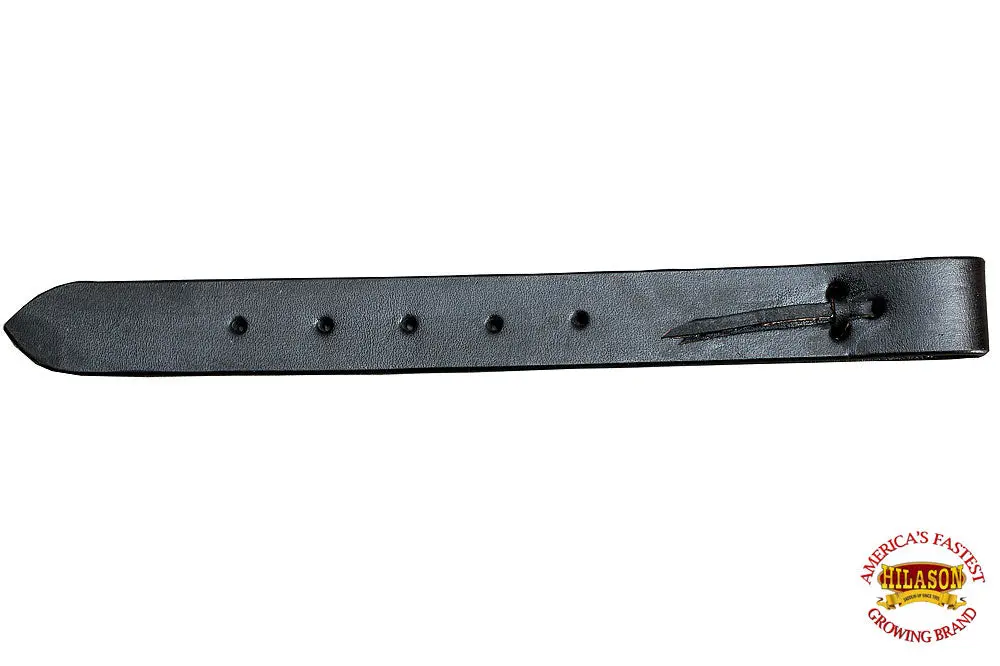 Hilason Western Horse Saddle Off Billet Leather Cinch Strap With Holes | Straps For Saddles 1