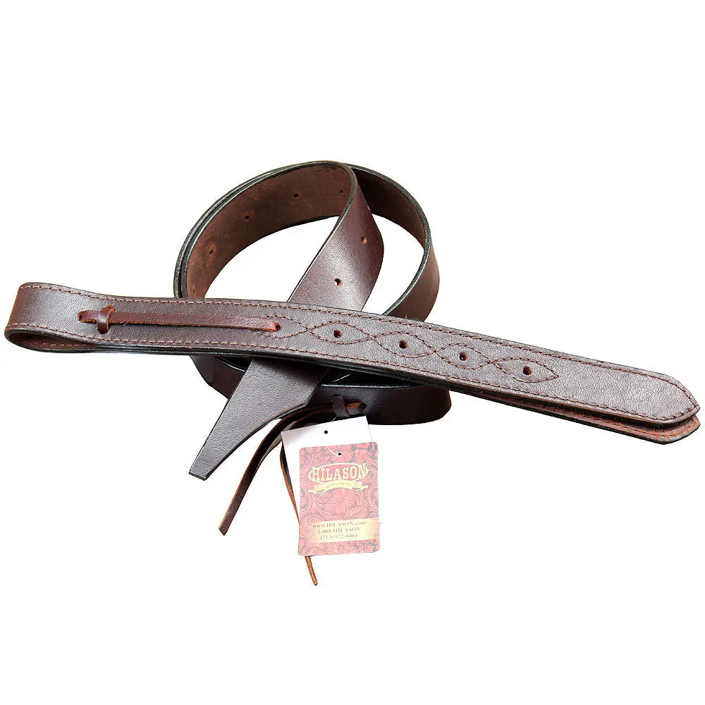 Hilason Horse Tack Western Saddle Strong Leather Tie Cinch Strap | For Horses Straps 1