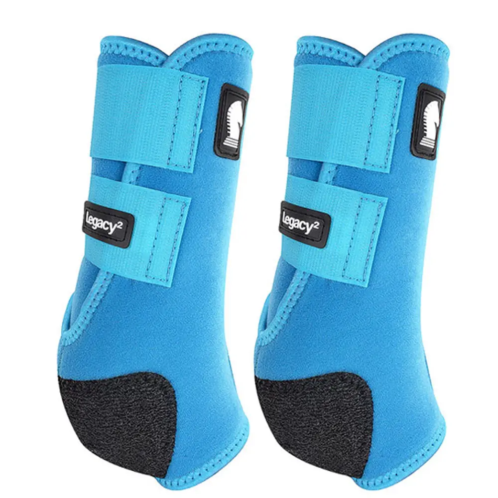 Classic Equine Lightweight Legacy2 Rear Hind Sports Boots Turquoise 1