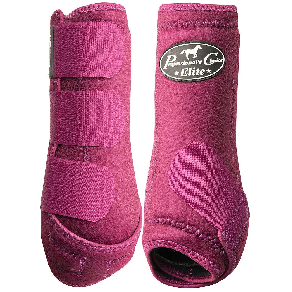 Sml Professional Choice Ventech Elite Horse Sports Medicine Boots Wine 1