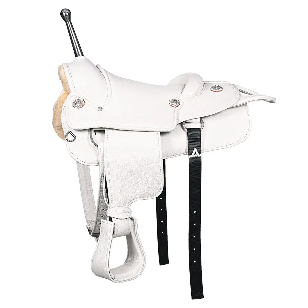 Hilason Custom Designed Rare Western Trick Riding Saddle | Horse Racing Leather Saddles For Horses 1