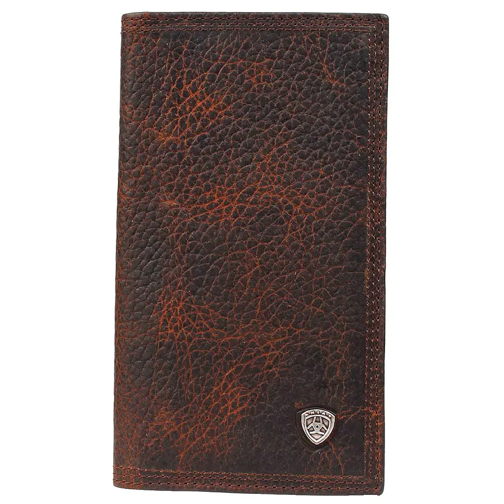 Ariat Multiple Slot Shield Concho Rodeo Wallet Brown Rowdy 1