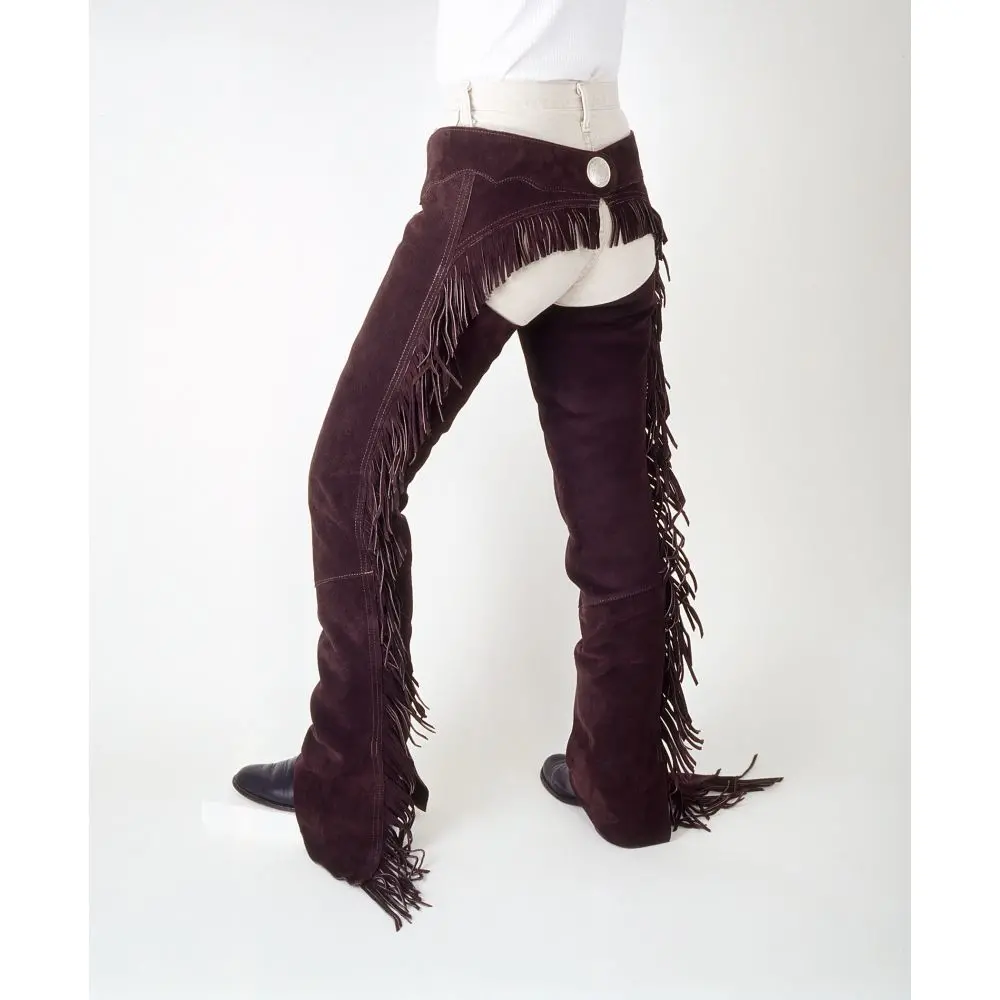 Tough-1 Suede Equitation Chaps 1