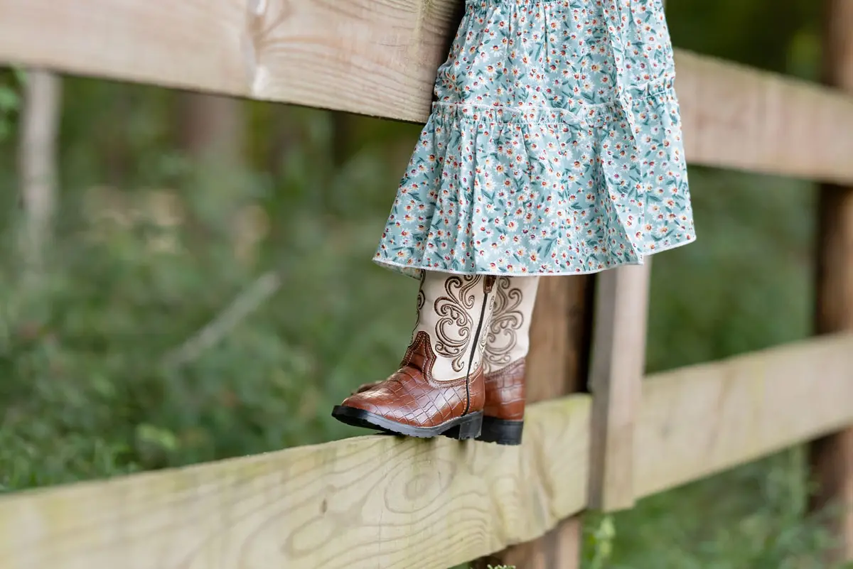 Tuffrider Children's Shenandoah Rounded Toe Western Boot 4