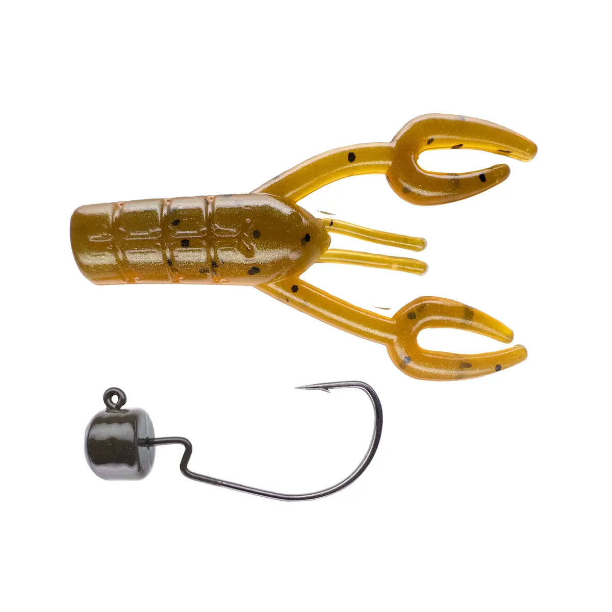 Dirks Craw➕Mad Mouth Bass Bait Co. Offset Block Heads 25
