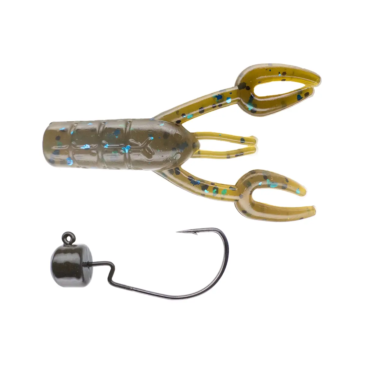 Dirks Craw➕Mad Mouth Bass Bait Co. Offset Block Heads 30