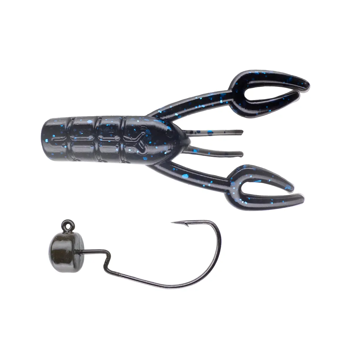 Dirks Craw➕Mad Mouth Bass Bait Co. Offset Block Heads 6