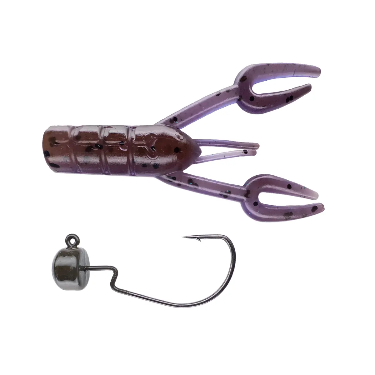 Dirks Craw➕Mad Mouth Bass Bait Co. Offset Block Heads 12
