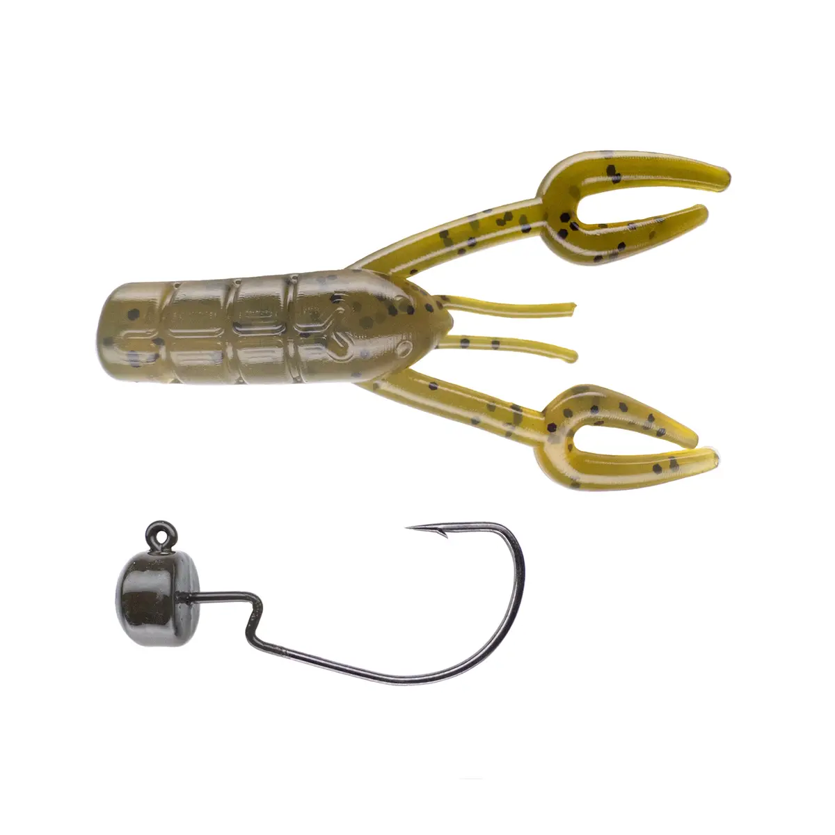 Dirks Craw➕Mad Mouth Bass Bait Co. Offset Block Heads 18