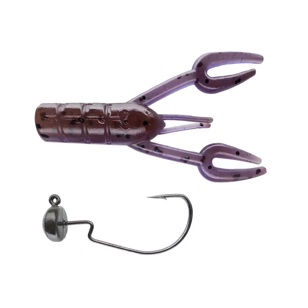 Dirks Craw➕Mad Mouth Bass Bait Co. Offset Block Heads 11