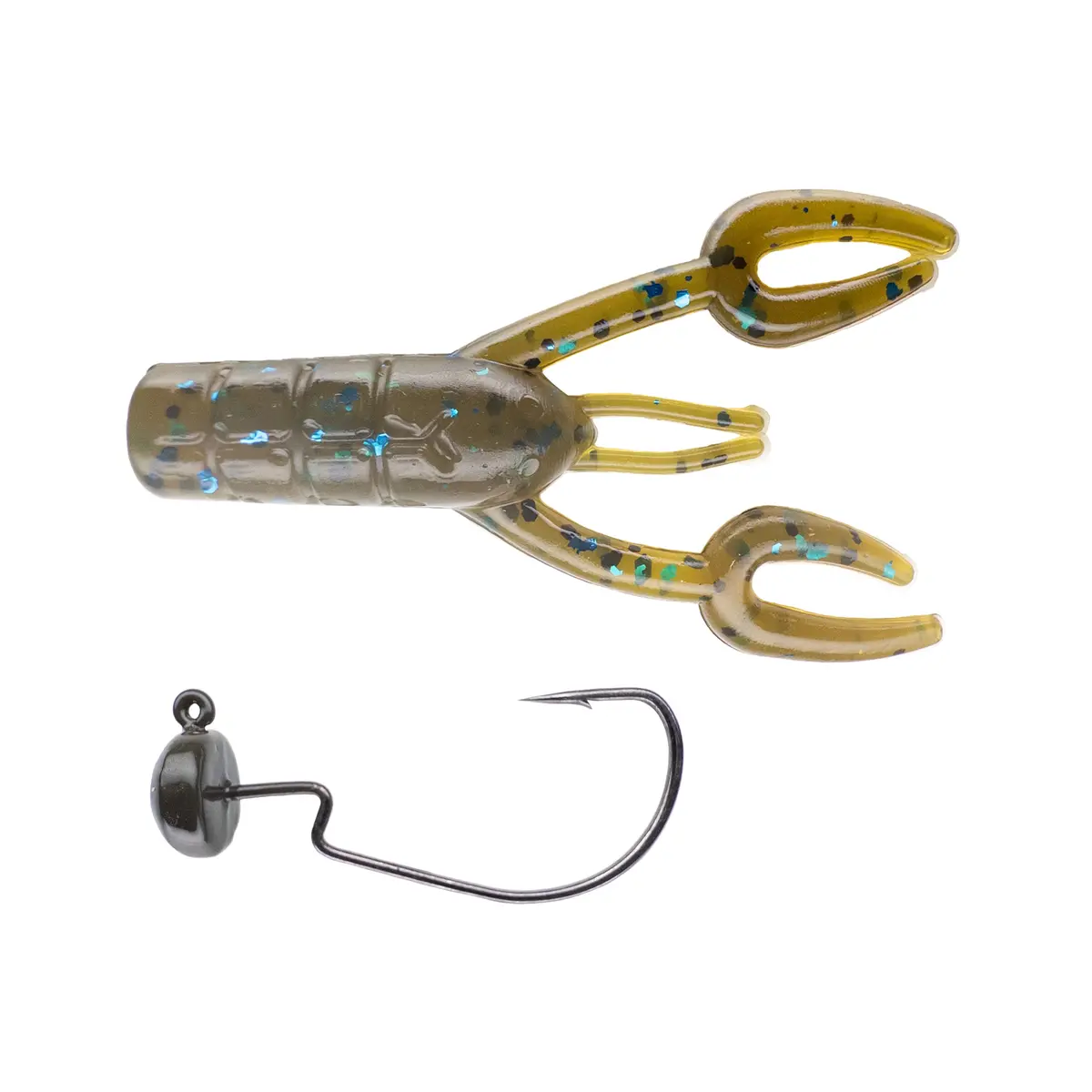 Dirks Craw➕Mad Mouth Bass Bait Co. Offset Block Heads 29