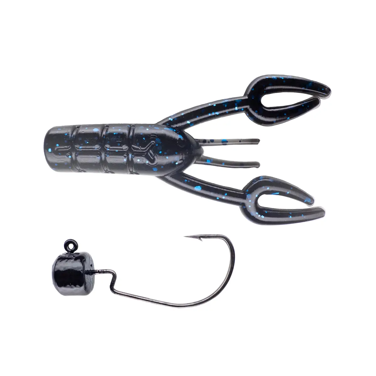 Dirks Craw➕Mad Mouth Bass Bait Co. Offset Block Heads 4