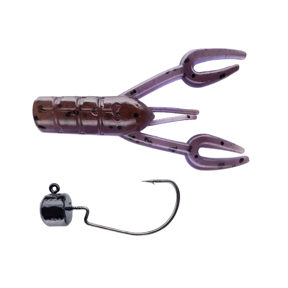 Dirks Craw➕Mad Mouth Bass Bait Co. Offset Block Heads 10