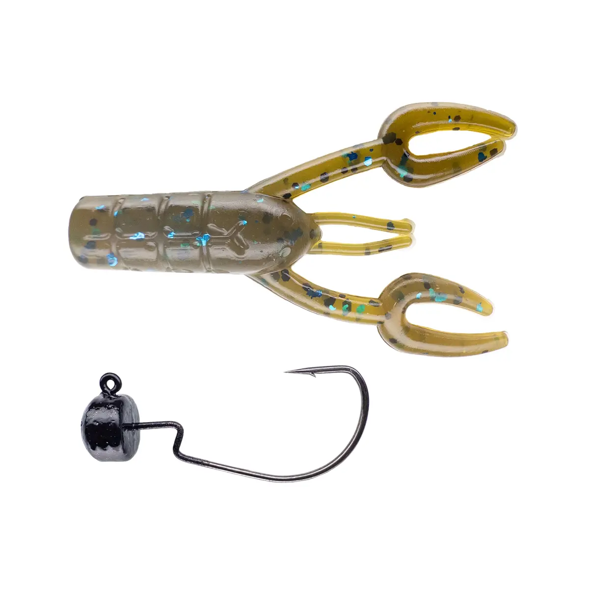 Dirks Craw➕Mad Mouth Bass Bait Co. Offset Block Heads 27