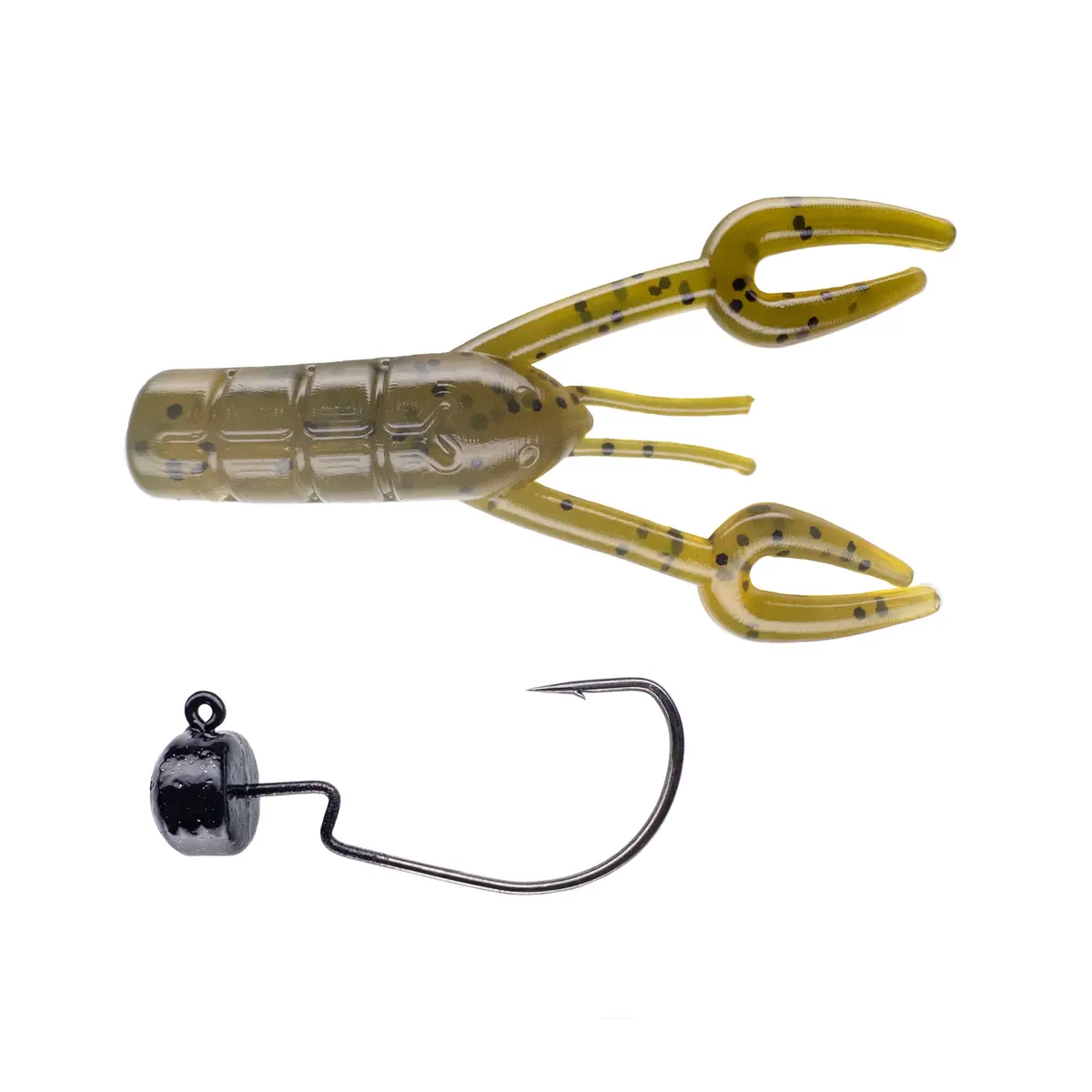 Dirks Craw➕Mad Mouth Bass Bait Co. Offset Block Heads 15