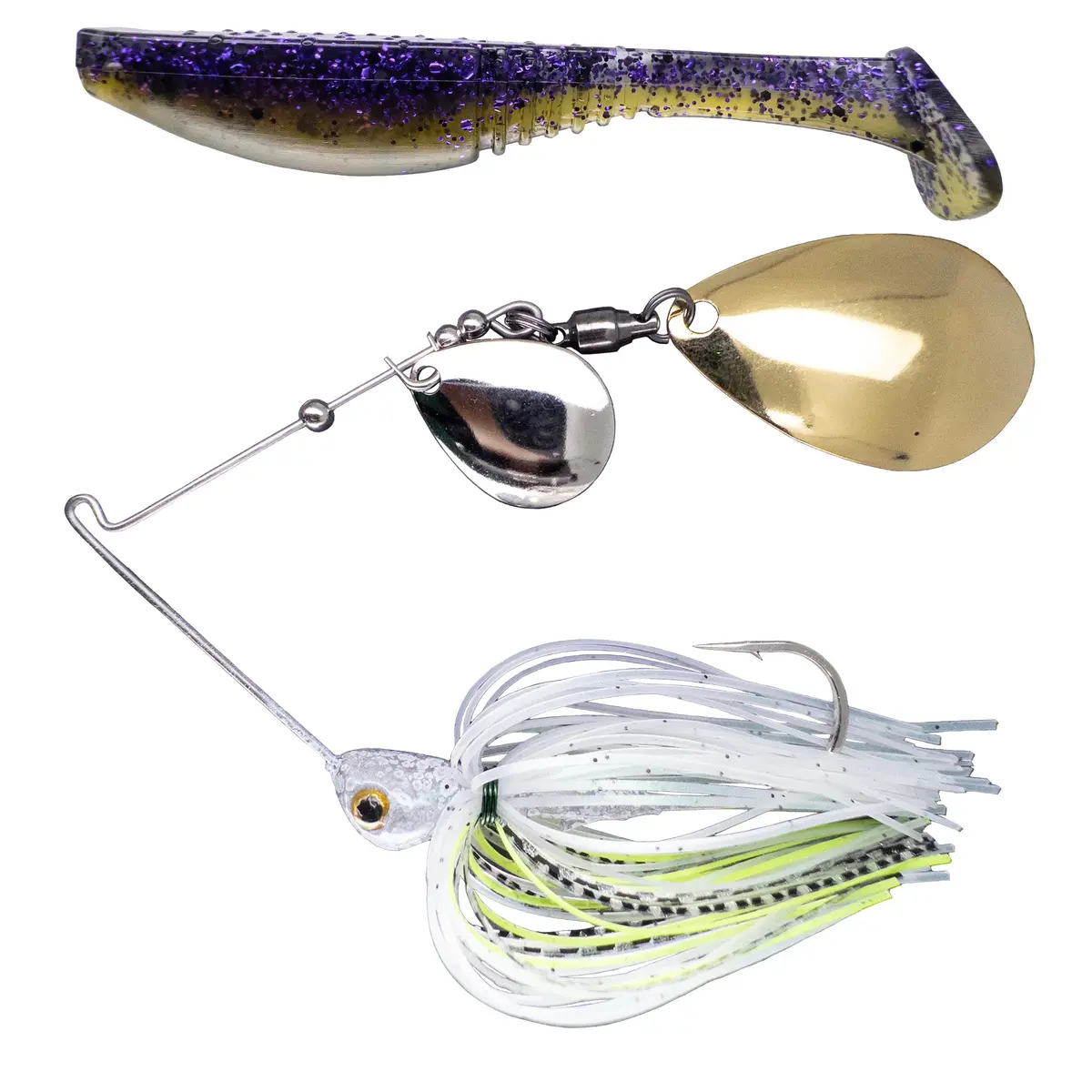 501 Blade Tandem Indiana/Oklahoma Blades ➕ 3.5” Vixen Swimbait 1