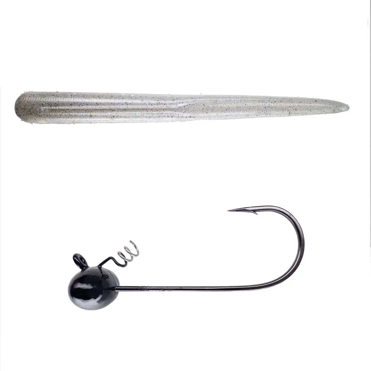 Magnum Baits 6” Wormser➕Mad Mouth Bass Bait Co. Football Shakey Head 36