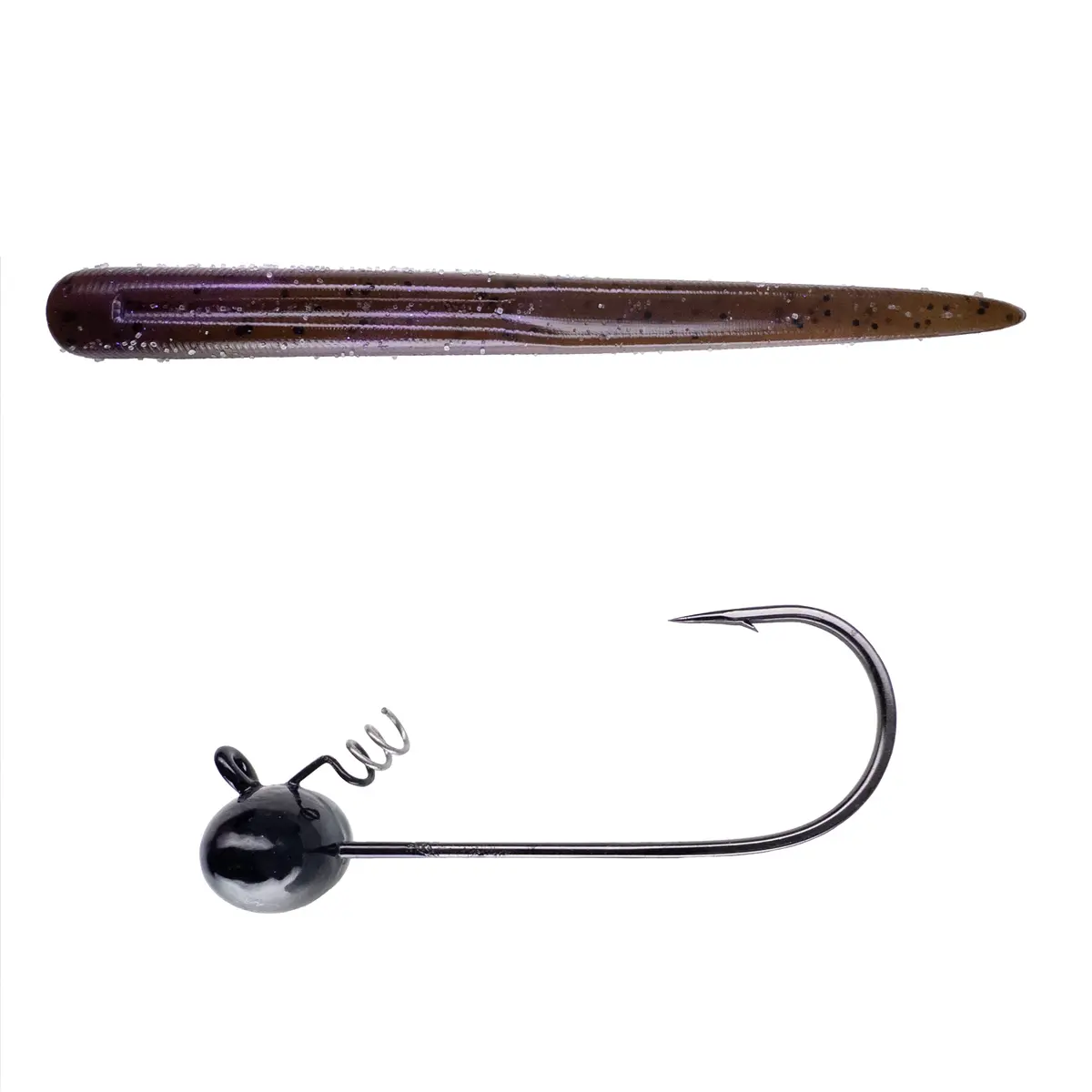 Magnum Baits 6” Wormser➕Mad Mouth Bass Bait Co. Football Shakey Head 31