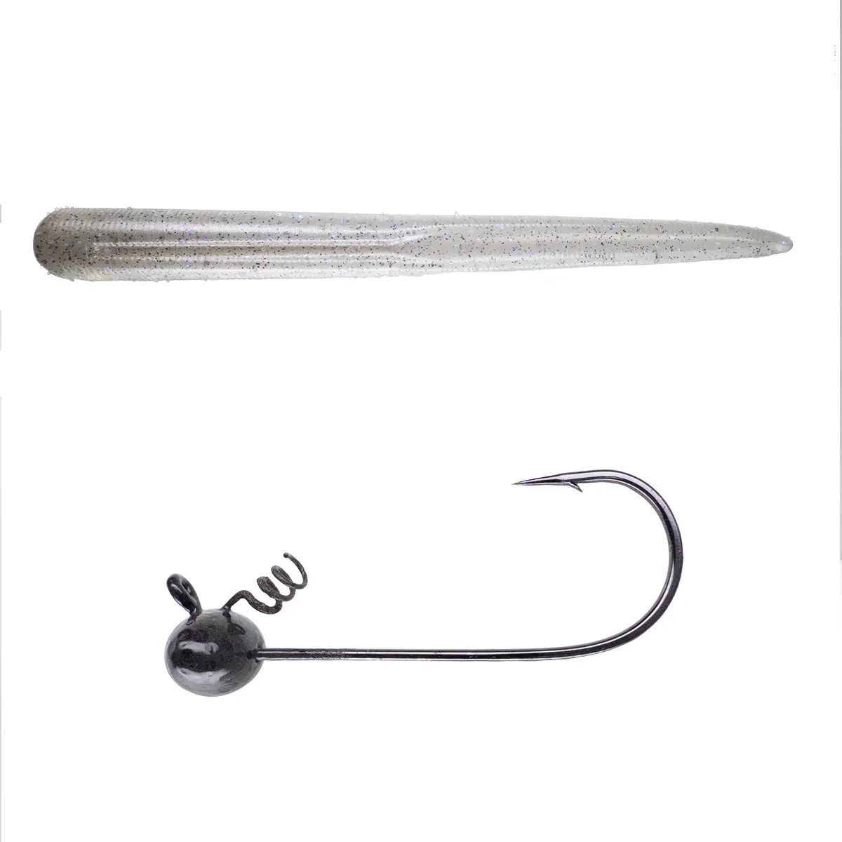Magnum Baits 6” Wormser➕Mad Mouth Bass Bait Co. Football Shakey Head 32
