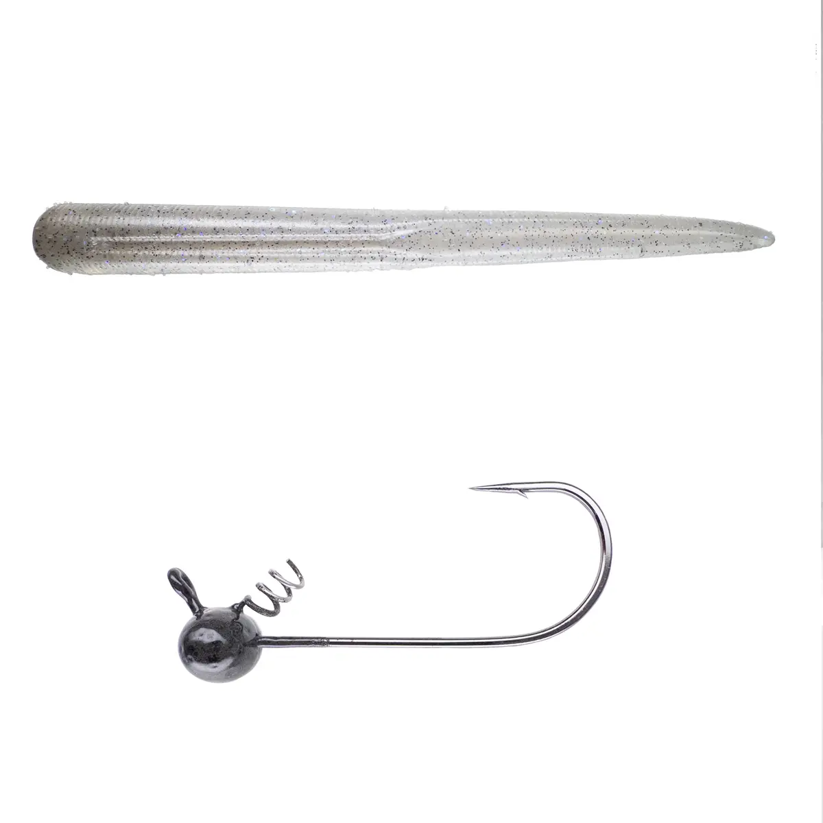 Magnum Baits 6” Wormser➕Mad Mouth Bass Bait Co. Football Shakey Head 22
