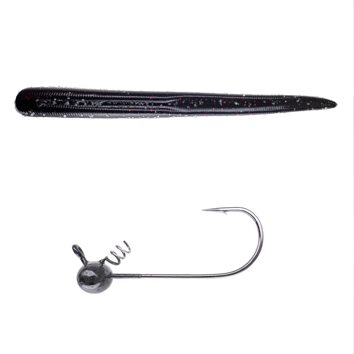Magnum Baits 6” Wormser➕Mad Mouth Bass Bait Co. Football Shakey Head 22