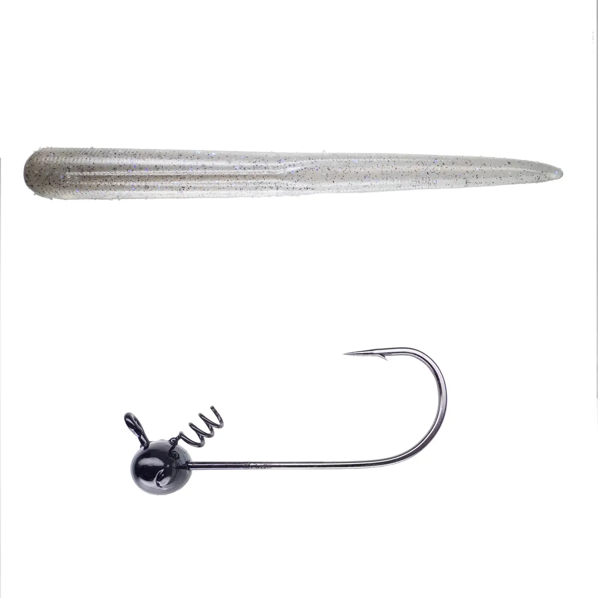Magnum Baits 6” Wormser➕Mad Mouth Bass Bait Co. Football Shakey Head 18