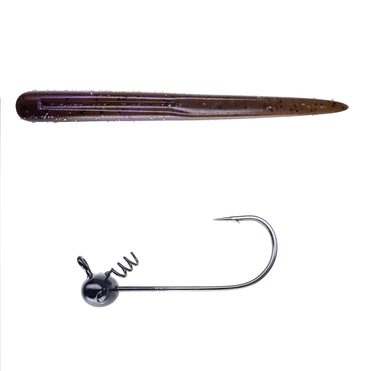 Magnum Baits 6” Wormser➕Mad Mouth Bass Bait Co. Football Shakey Head 11