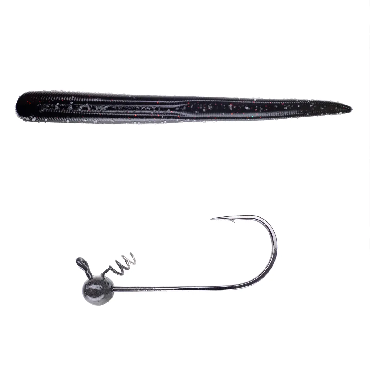 Magnum Baits 6” Wormser➕Mad Mouth Bass Bait Co. Football Shakey Head 13