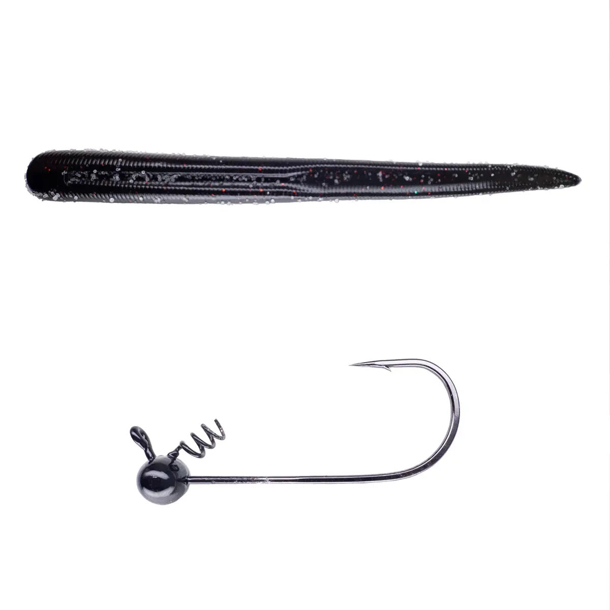 Magnum Baits 6” Wormser➕Mad Mouth Bass Bait Co. Football Shakey Head 9