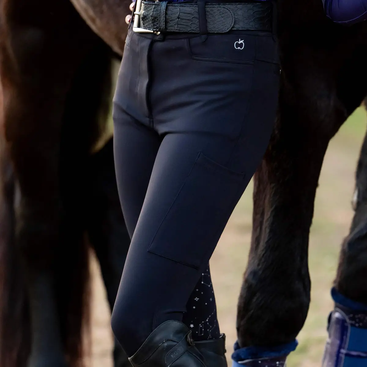 Dapplebay Constellation Compression Breeches- Black 1