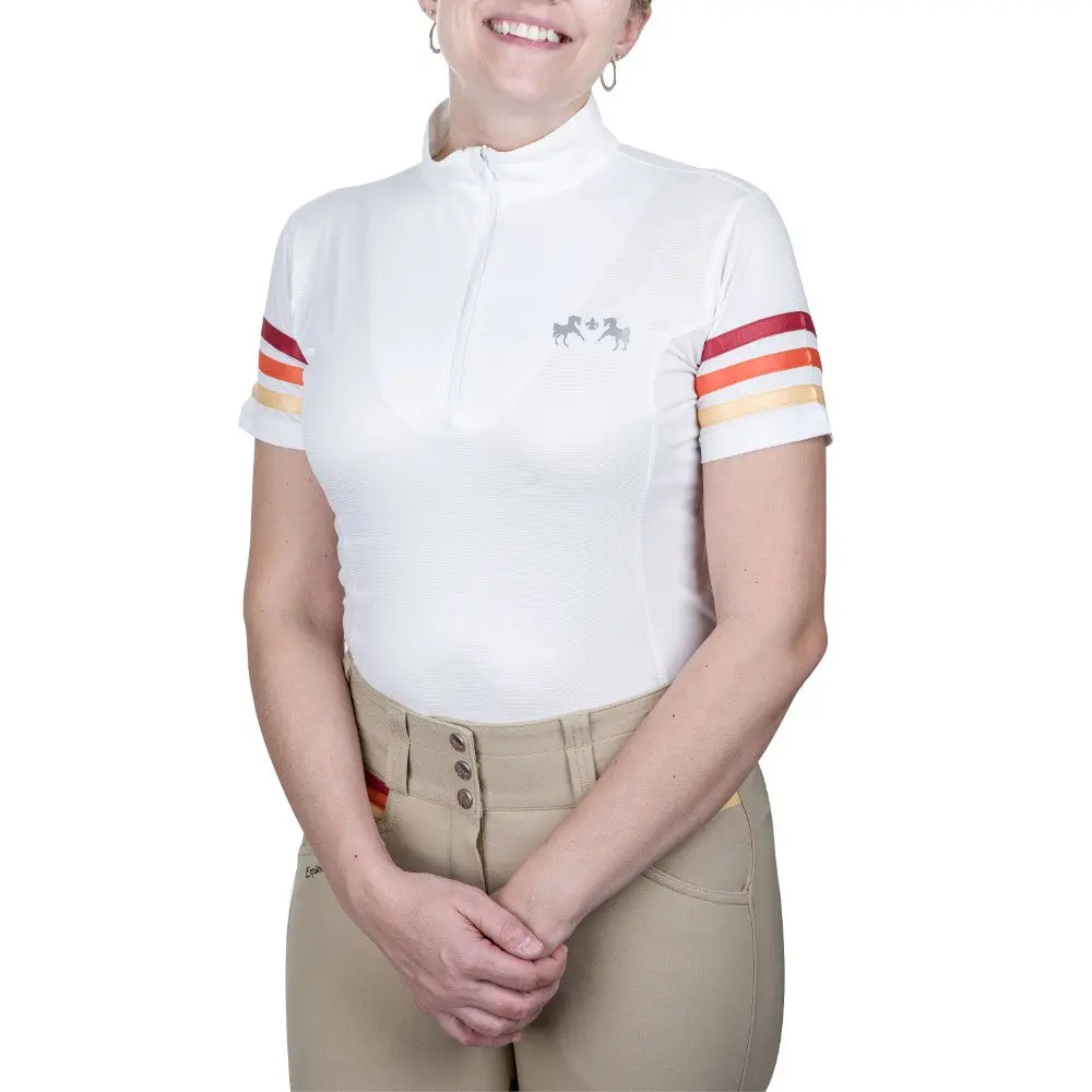Equine Couture Gradient Short Sleeve Show Shirt 1