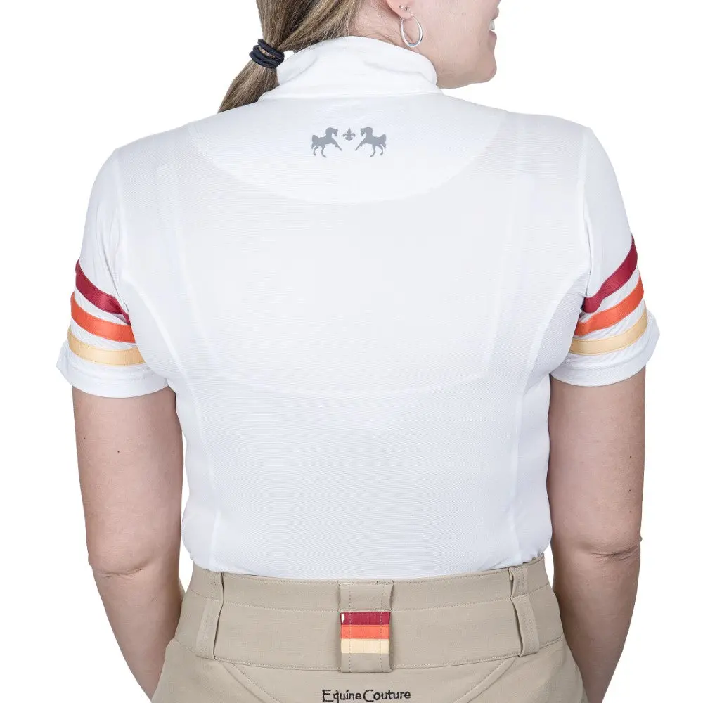 Equine Couture Gradient Short Sleeve Show Shirt 2