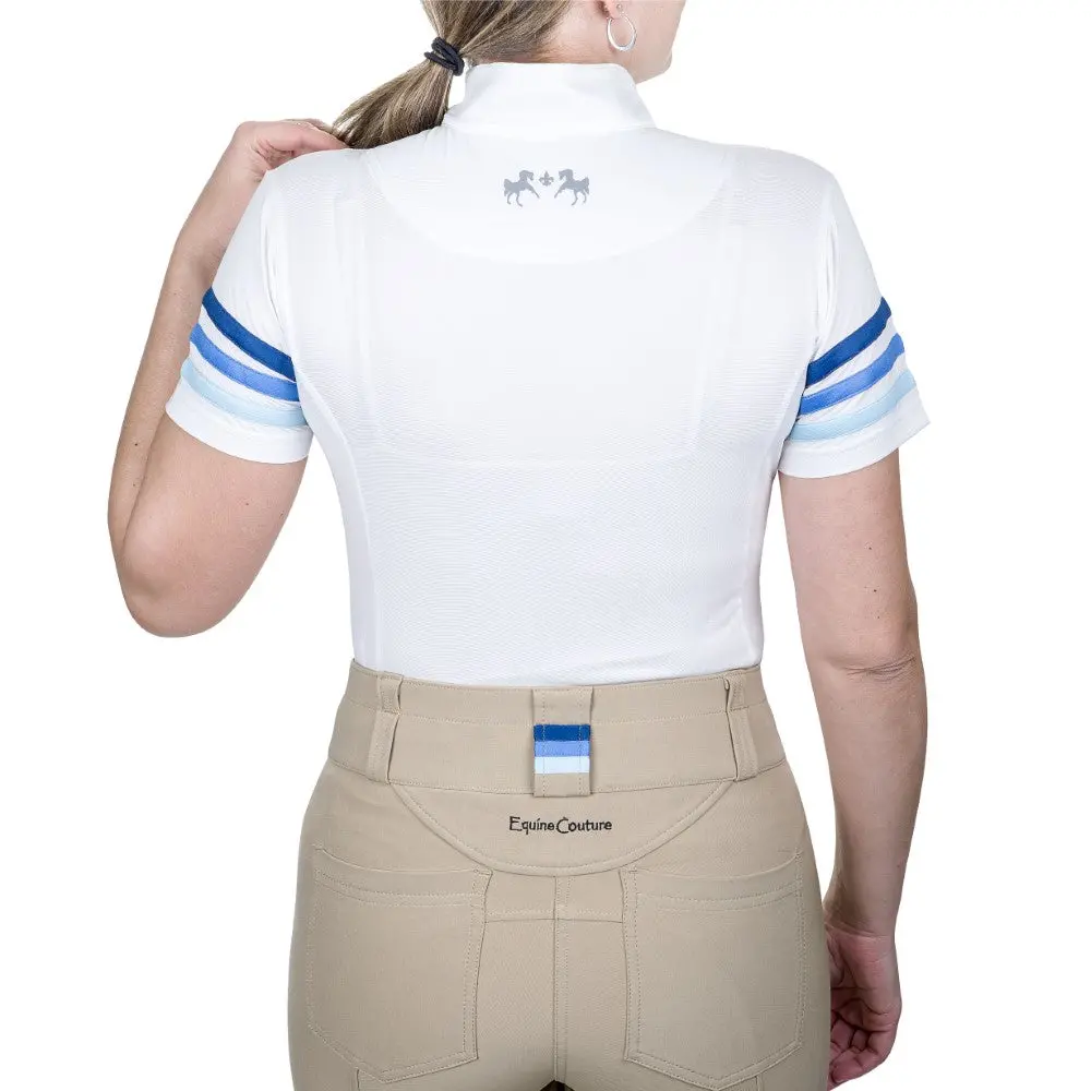 Equine Couture Gradient Short Sleeve Show Shirt 4