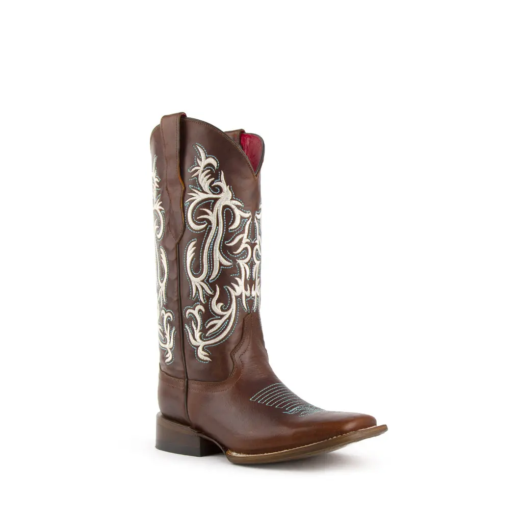 Ferrini Ladies Roan Square Toe Boot 1