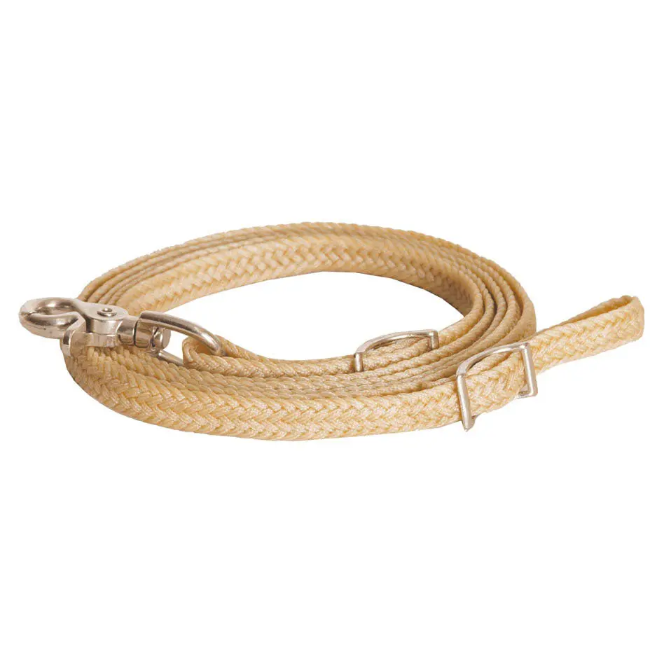 Mustang Flat Braided Poly Roping Reins 1
